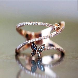 Fantasy jewelry butterfly ring